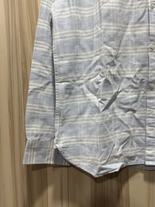 French Connection Blue Striped Formal Shirt