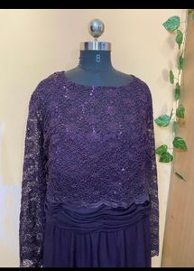 Plus Size Ankle Length Gown