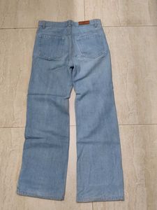 Wide Leg Denim Jeans