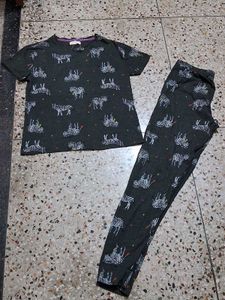 Zebra Print Pajama Set