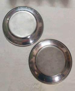 🔷🌟Dining Stainless Steel Plates