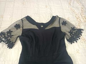 Black Fit &amp; Flare Dress