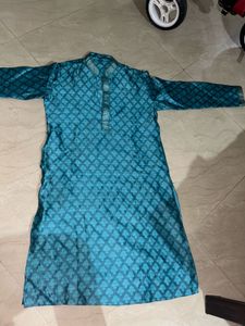 Teal Blue Kurta