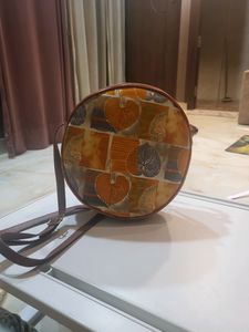 Boho Sling Bag Yellow Mustard Color