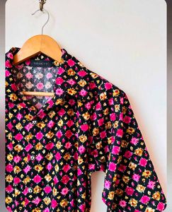 Patterned Top Jumpsuit