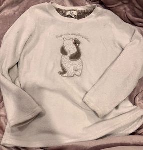 Cute Bear Graphic Pullover