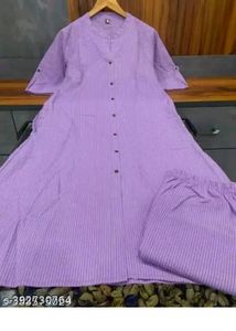 Beautiful Cotton Kurti &amp; Pant Set