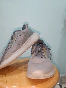 Comfortable Grey Walking Shoes