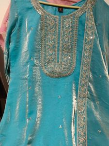Elegant Embroidered Kurta Set