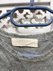 🎀Original Zara Gray Long Sleeve Top B
