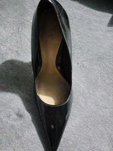 Black Pointed Heel Pumps