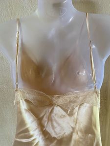 Gold Lace Slip Lingerie