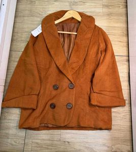 Vintage Corduroy Cropped Blazer