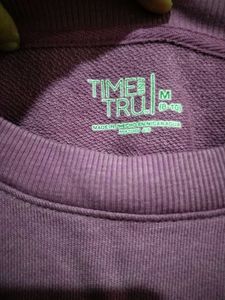 Purple Relaxed Fit Sweatshirt