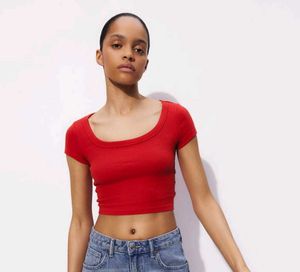 H&amp;M Ribbed Crop Top ❤️