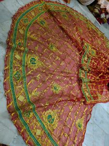 Unstitched Rajputi Lehanga With Long Duppata🔥