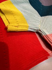 Crop Top rainbow multicoloured