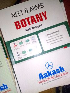 Aakash study package botany for neet