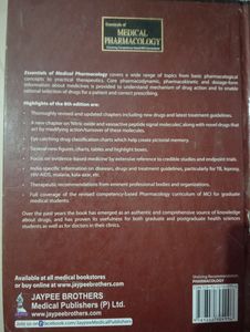KD Tripathi Essentials Of Medical Pharmacology