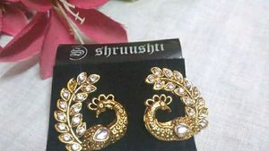 New Shruushti Peacock Earrings