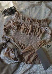 Velvet Bardot Top