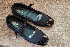 Black Mary Jane Flats