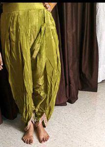 New Without Tag Olive Green Dhoti Pants