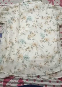 Printed Shirt Top