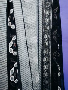 Grey Printed Salwar Kameez With Dupatta