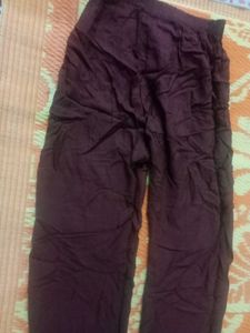 Maroon Kurti Set with Silver Accents