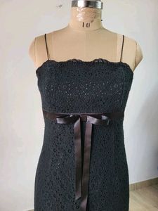 Black Lace Gown