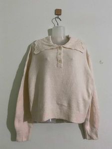 H&M Women Cream Cardigan