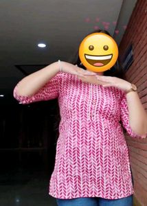 Pink Short Kurti
