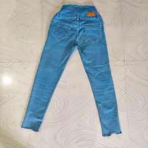 High Waisted Denim Jeans