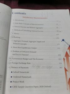 Class 12 Introductory Macroeconomics