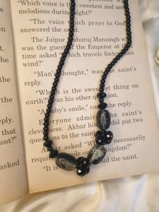 Black Crystal Necklace