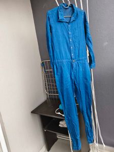 Blue Denim cotton Jumpsuit