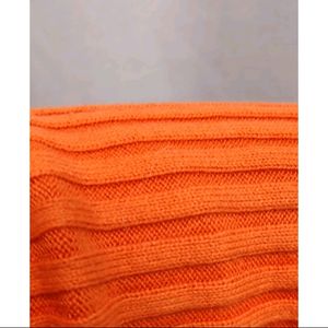 Orange Ribbed Top (Warm)