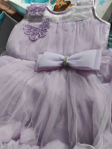Cute Lavender Tulle Party Dress