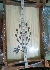 New Designer Wooden Tray Set