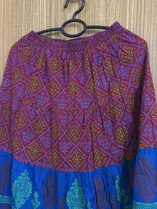 Tiered Ethnic Skirt