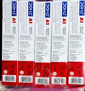 DOMS Deep Dark HB Pencils - Pack of 10