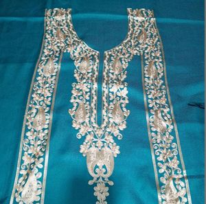Teal Embroidered Salwar Kameez Set