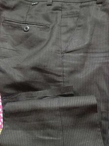 Black Cotton Trouser