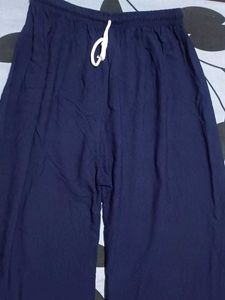 Chikenkari Kurta With Blue Plazzo Set
