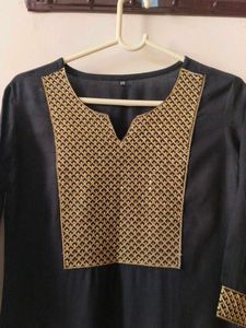 Elegant Black Kurta