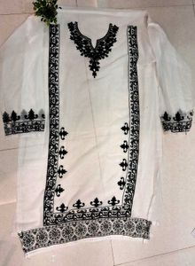 Elegant  Embroidered Kurta pant dress material