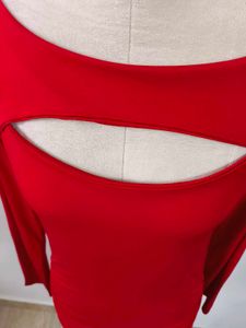 Chic Red Bodycon Dress