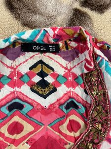 Patterned Sleeveless Top