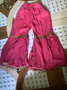 Girls&#39; Pink Sharara Suit